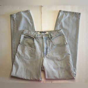 Vintage Y2K AnchorBlue Baggy Light Wash Denim Jeans Size 34